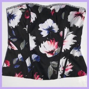 White house black market strapless bustier